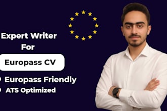 write an ats optimized europass CV and cover letter for europe UK