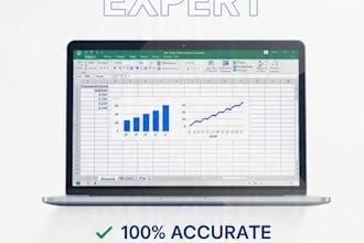 do  excel data entry, invoice and google sheets work