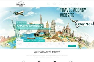 build wordpress travel agency website tour website tour agency travel website