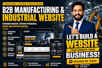 design b2b manufacturing industrial websites for german companies and business