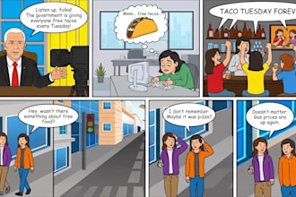 comic panel, graphics novel, cartoon comic, comic book cover, graphics novel