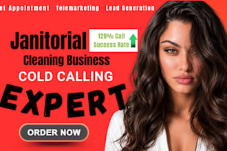 janitorial cold calling appointment setting janitorial cold caller sales leads