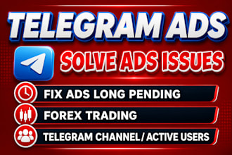 do telegram promotion, fix telegram ads issue for forex trading telegram channel