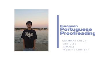 proofread and edit your european portuguese text