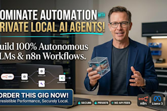 build autonomous local llm ai agents and n8n automation