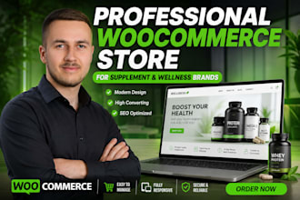 build a high converting woocommerce store for your supplement or wellness brand