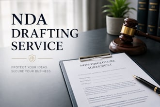 draft an nda or confidentiality agreement for your business