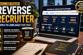 be your reverse recruiter, apply to jobs and manage your job search
