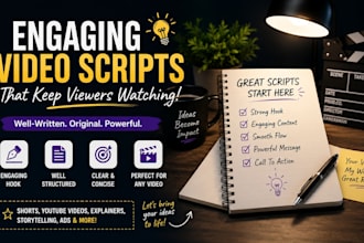 write engaging scripts for your videos