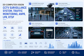 do computer vision cctv surveillance system, traffic monitoring, anpr, lpr, rtsp