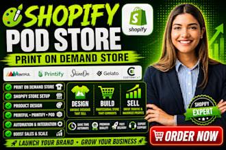do shopify print on demand store shopify pod  store shopify printful printify