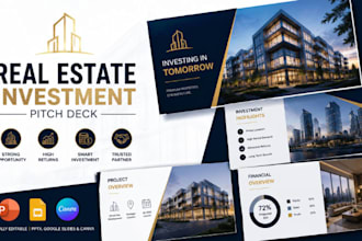 real estate investment presentation, property investor pitch deck