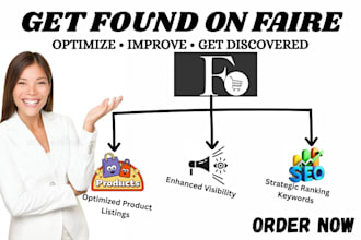 optimize your faire store listing, with faire SEO and faire optimization