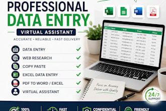 do accurate data entry