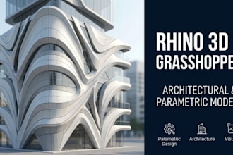 create architectural 3d models in rhino and grasshopper parametric design