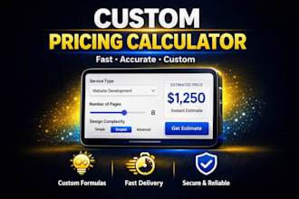 build a custom pricing calculator for your business