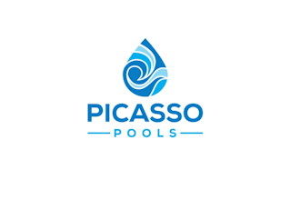 design unique pool company logo