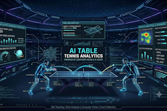 do table tennis player tracking, ball detection, shot analysis, match analytics