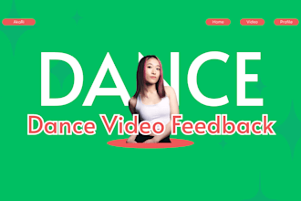 give professional feedback on your dance video
