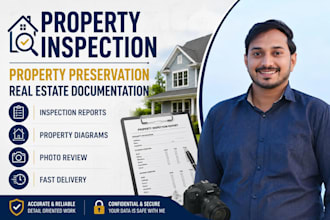 prepare property inspection reports and preservation docs