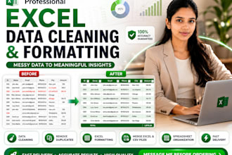 clean, format, and organize your excel spreadsheet