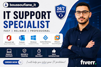 fix microsoft 365, outlook and windows issues remotely
