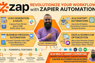 build zapier automation to connect your apps