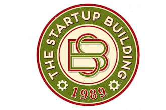 design monogram cool old brick factory logo