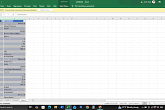 do microsoft excel data analysis and dashboard and financial recoding