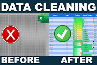 do excel data cleaning work