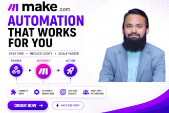 build make com automation, ai automation, api integration