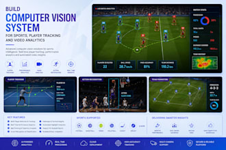 build computer vision system for sports, player tracking and video analytics