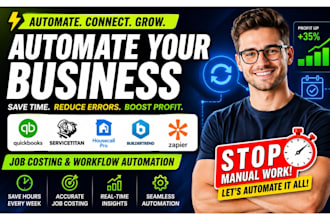 quickbooks servicetitan housecall pro buildertrend job costing zapier automation