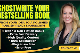 ghostwrite your ebook, non fiction ebook ghostwriter, fiction ghostwriter