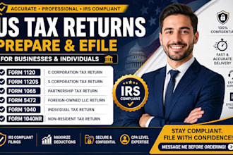 prepare and efile irs forms 1120, 1120s, 1065, 5472, 1040, 1040nr