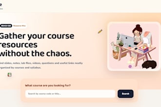 build a modern responsive website for your university project and business