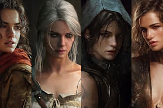 draw detailed realistic characters
