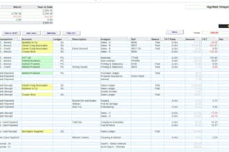 handle accurate data entery, book keeping and administrative task