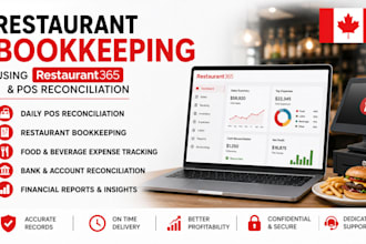 manage restaurant bookkeeping using restaurant365 and pos reconciliation