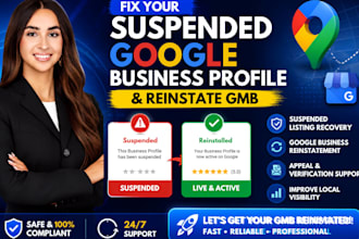 fix your suspended google my business listing and reinstate gmb