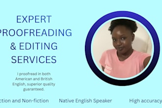 proofread books, blogs, papers, and general writing