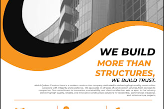 design a professional corporate flyer or event poster