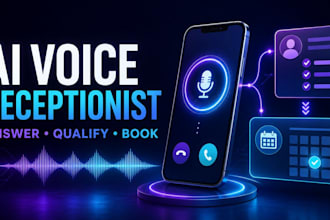 build an ai voice receptionist to answer and book leads