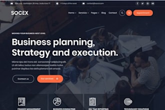 design wix website for business consultants consulting firms career coaching