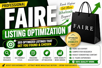 list and optimize your faire wholesale products connect shopify store to faire