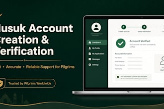 create and verify your nusuk hajj account for pilgrims