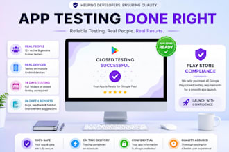 provide 12 tester google play testers android app testing beta testing