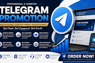 promote your telegram channel for targeted growth