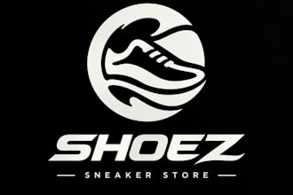 design costomized logo for sneaker store or buisness