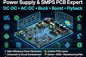 design dc dc converter, smps, ac dc power supply, and pcb layout
